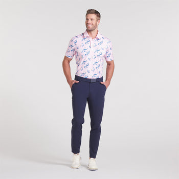 x AP Spring Florals Polo Pale Pink