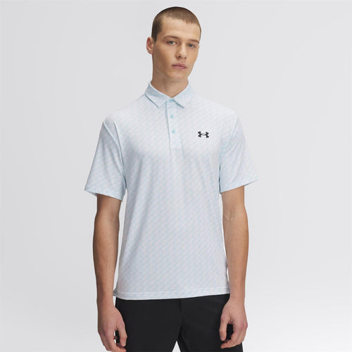 Playoff 3.0 Printed Polo Stream/White/Black