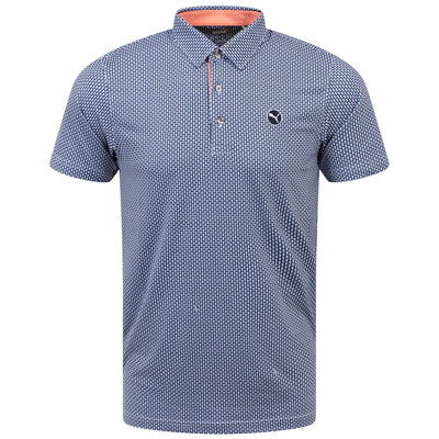 MATTR Cups Polo White/Navy - SS24