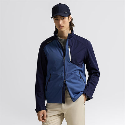 RLX Full Zip Woven Windbreaker Jacket Old Royal/Refined Navy