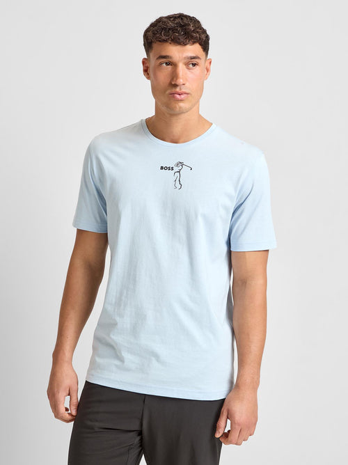 Birdie T-Shirt Open Blue
