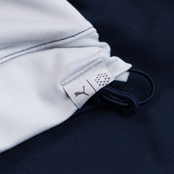 Pure Colourblock Quarter Zip Mid Layer Grey/Navy