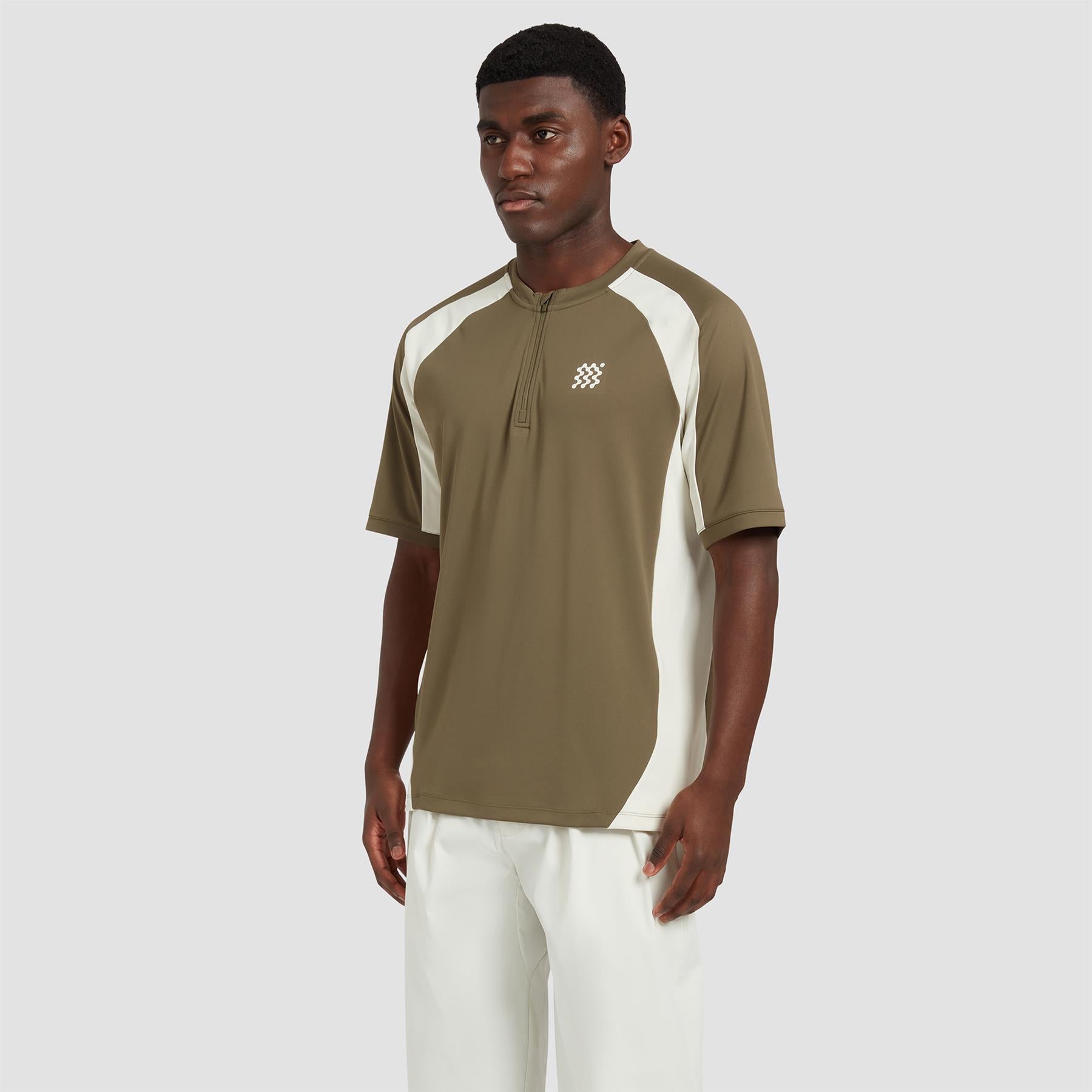 Tour Zip Polo Olive