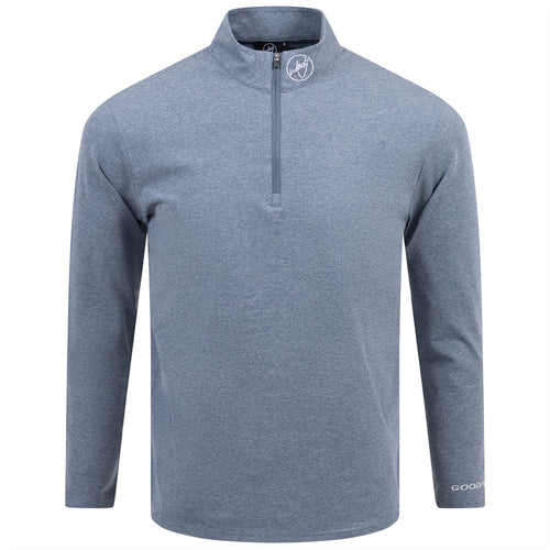 Recovery Quarter Zip Mid Layer Blue - W24