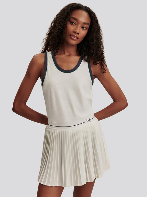 Tegan Performance Tank Top White
