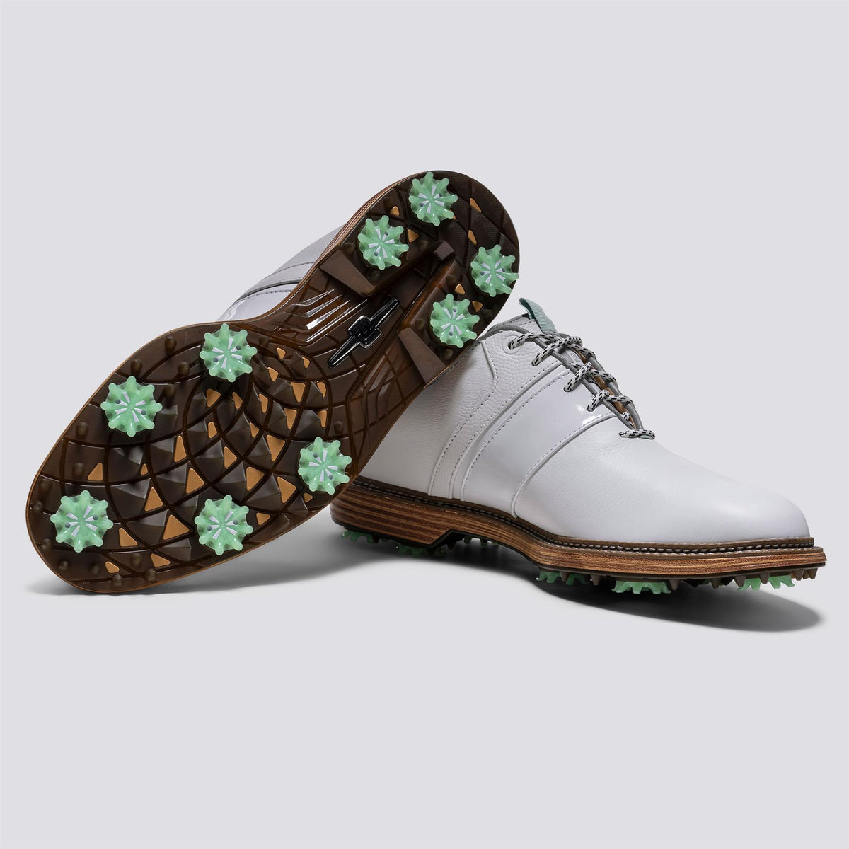 Premiere Series Packard Spiked Golf Shoes Todd Snyder White/Harbour Mist