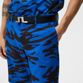 Tim High Vent Print Shorts Neptune Nautical Blue