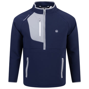 Galeforce Classic Fit Half Zip Lightweight Jacket Navy