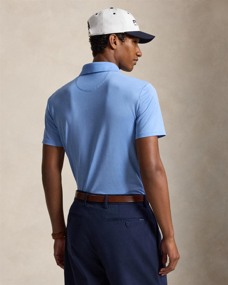 Tailored Fit Performance Polo Shirt Bristol Blue