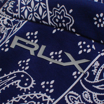 X TRENDYGOLF Bandana Patchwork Double Knit Drawstring Hoodie