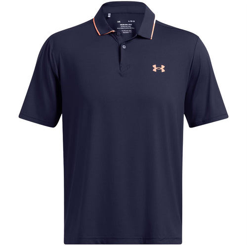 Iso-Chill Polo Midnight Navy/Flare Orange - AW24