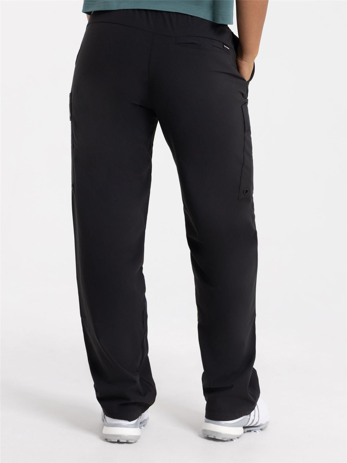 Beyond The Course Twistweave Lined Cargo Trousers Black