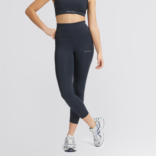 Flattering High Waist 7/8 Tights Black