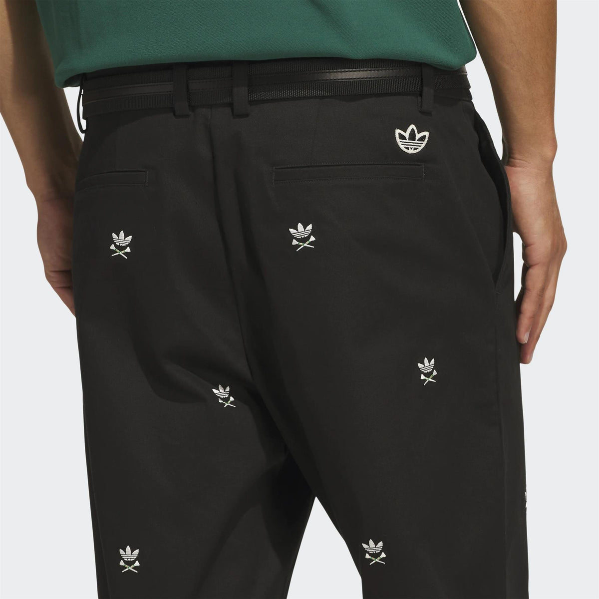 Originals Loose Embroidered Trousers Black