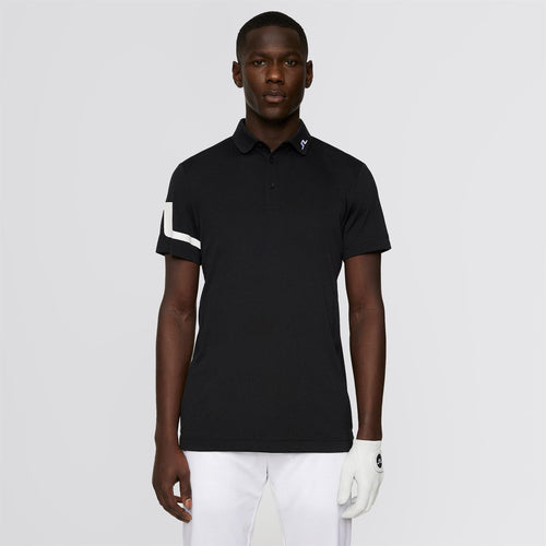 Heath Regular Fit TX Jersey Polo Black
