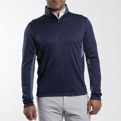 Hydraulic Half Zip Mid Layer Atlanta Blue