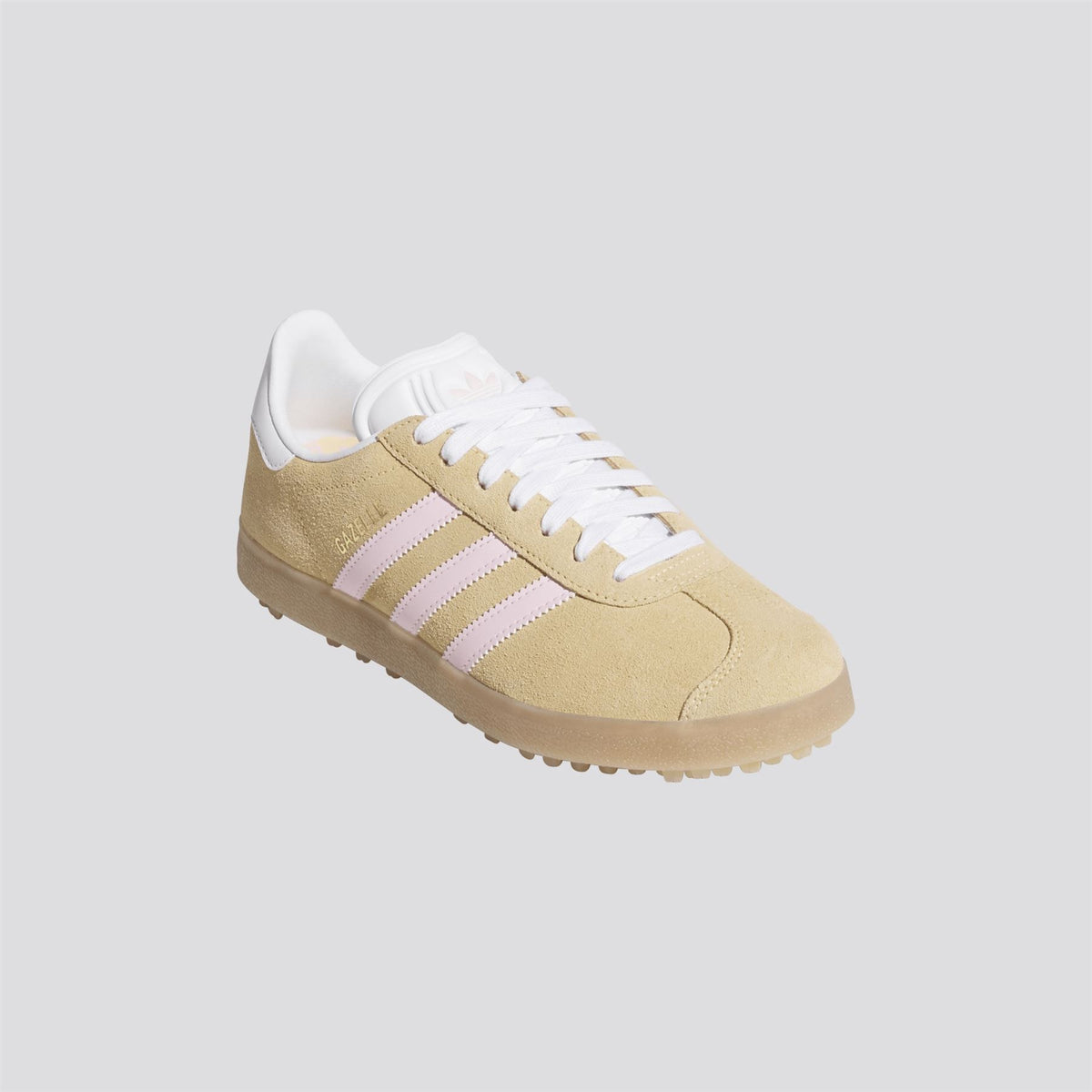 adidas Originals Gazelle Spikeless Golf Shoes Ice Tangerine/Clear Pink/Footwear White