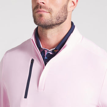 x AP Cloudspun Tech Quarter Zip Pale Pink