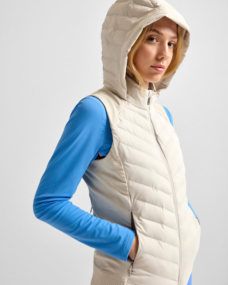 Sundance Hooded Gilet Oyster