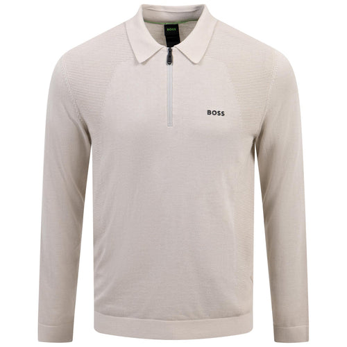 Momentum Lite LS Polo Open Beige