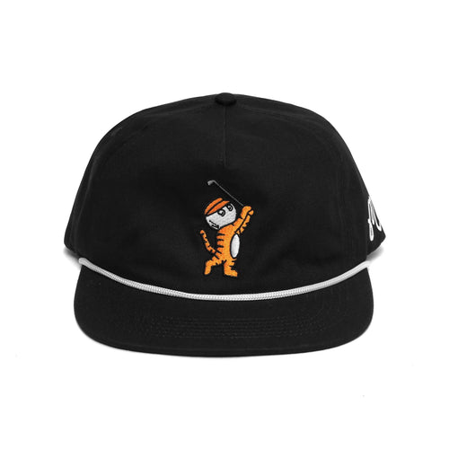 Tiger Buckets Snapback Hat Black - AW24