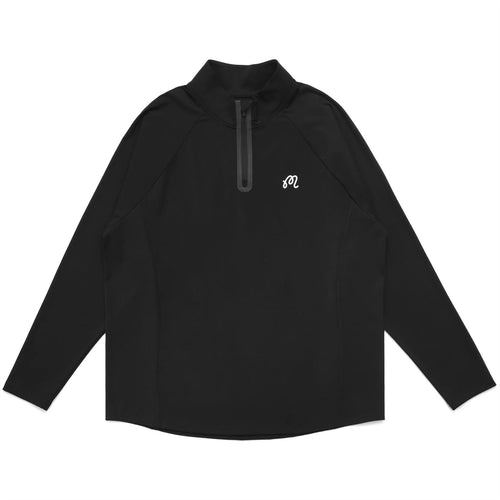 Performance Raglan Quarter Zip Mid Layer Black - AW24