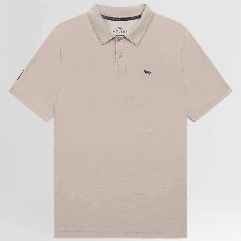 Mesh Polo Beige