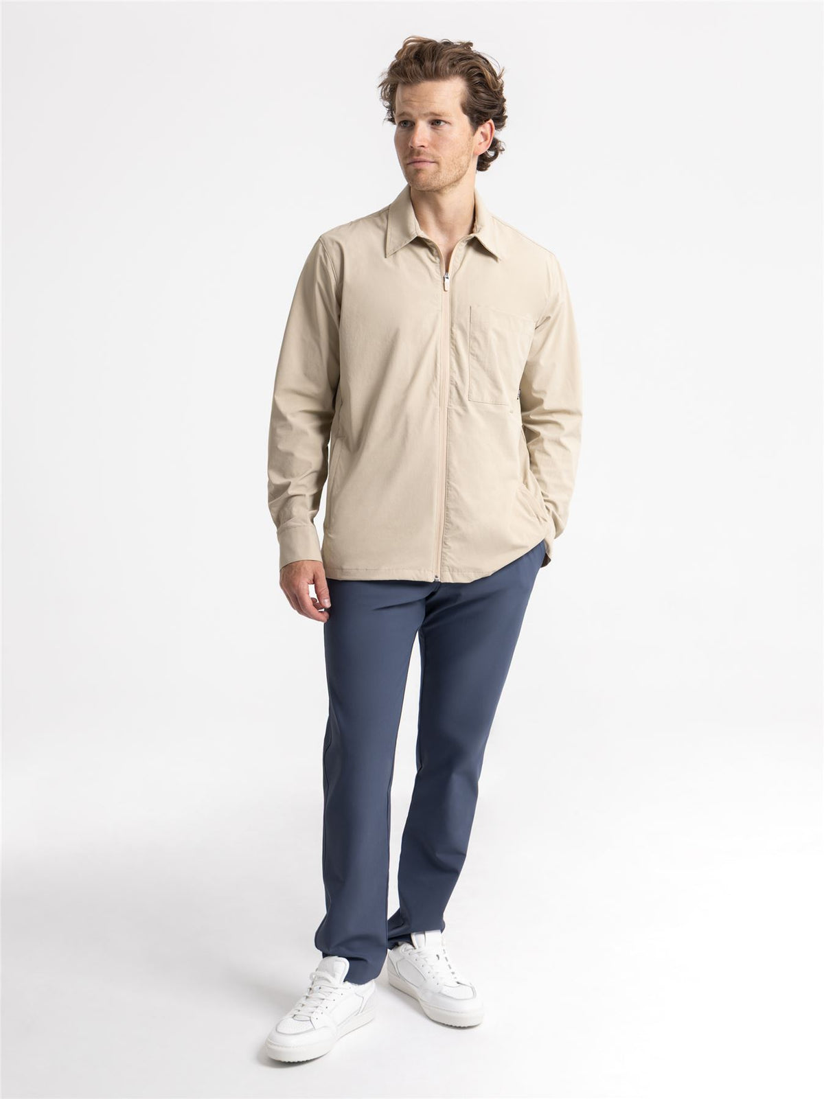 Golf Overshirt Beige