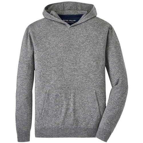 Conway Wool Cashmere Popover Hoodie Gale Grey - AW24