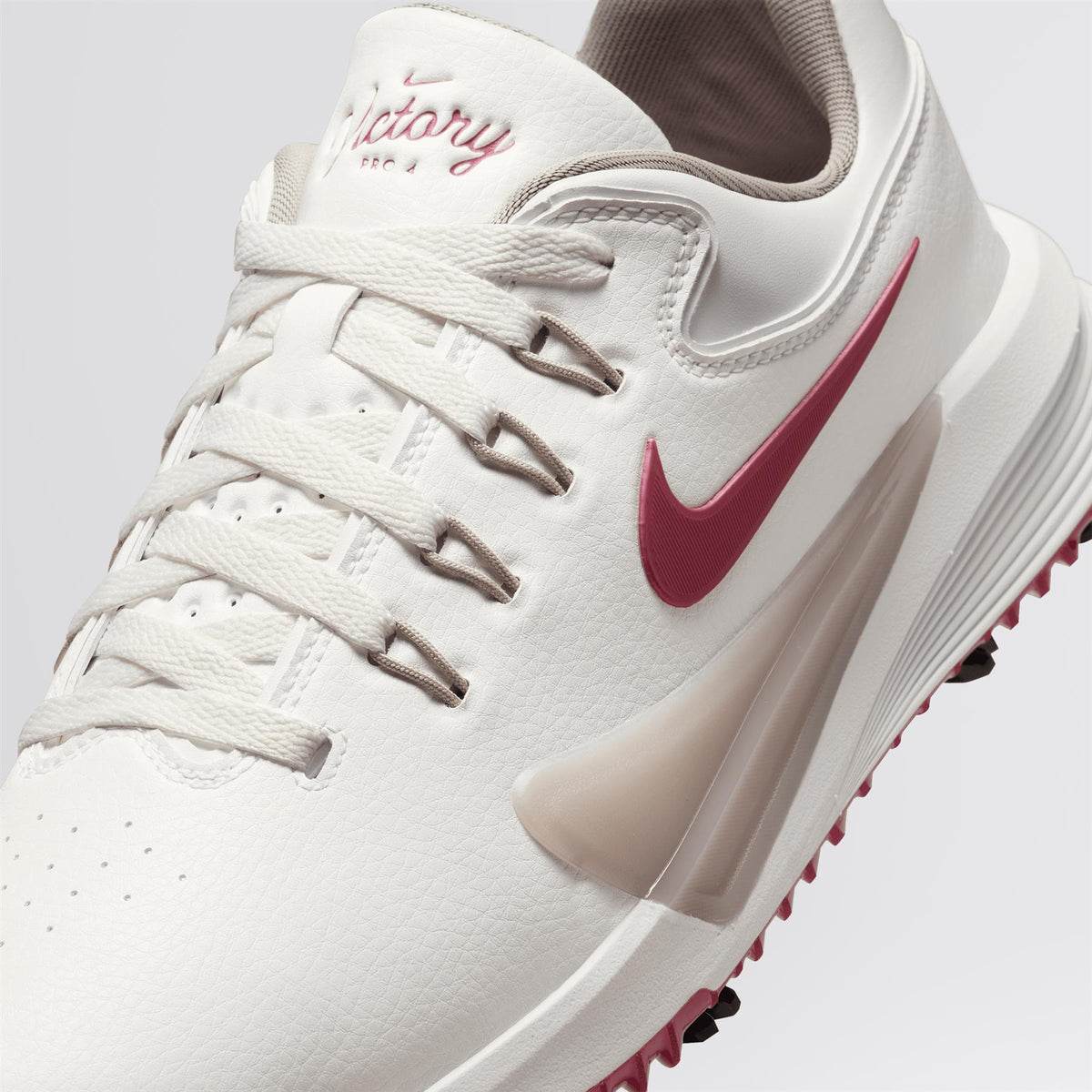 Victory Pro 4 Golf Shoes Summit White/Team Red/Taupe Grey