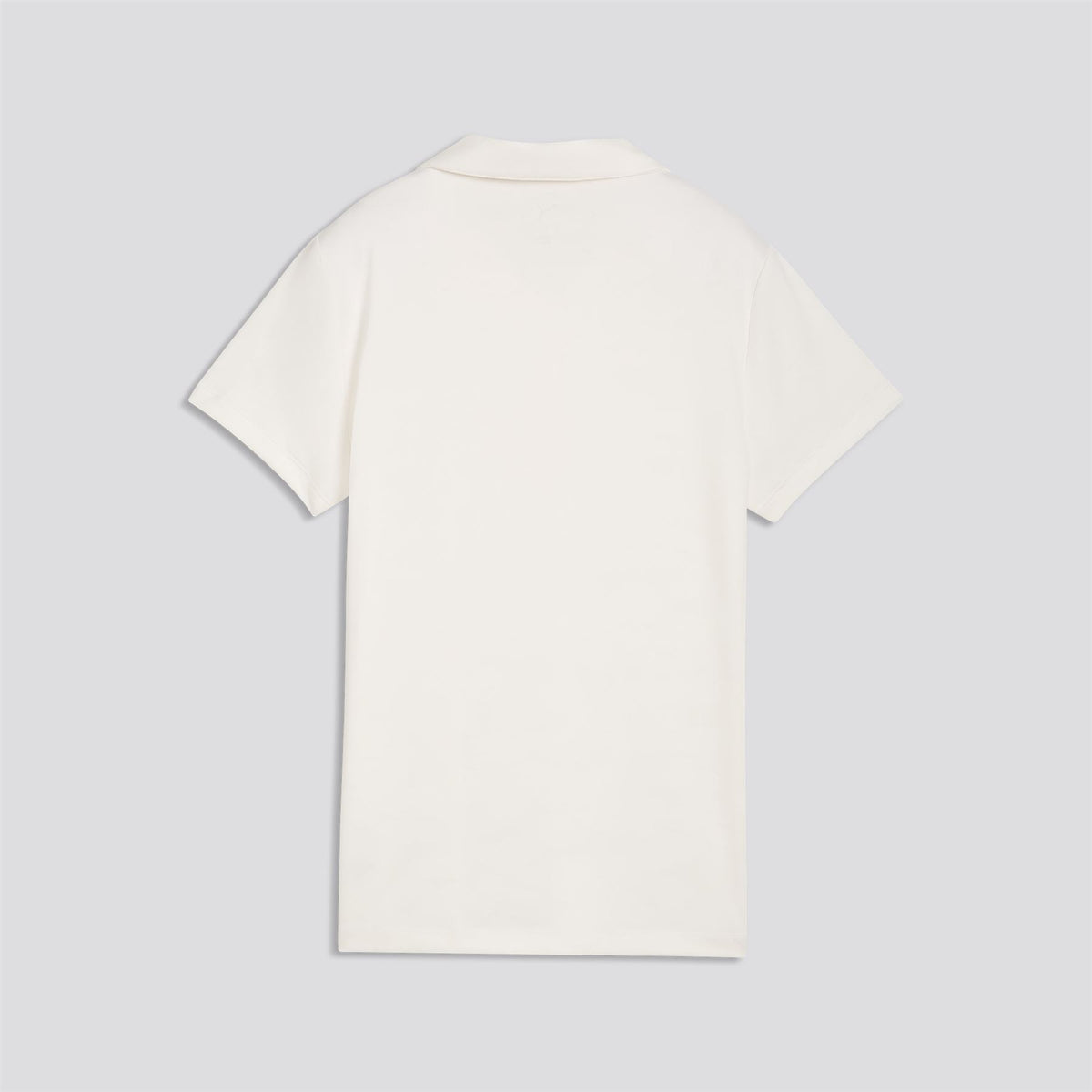 Floral Lace Jacquard Polo Shirt Warm White