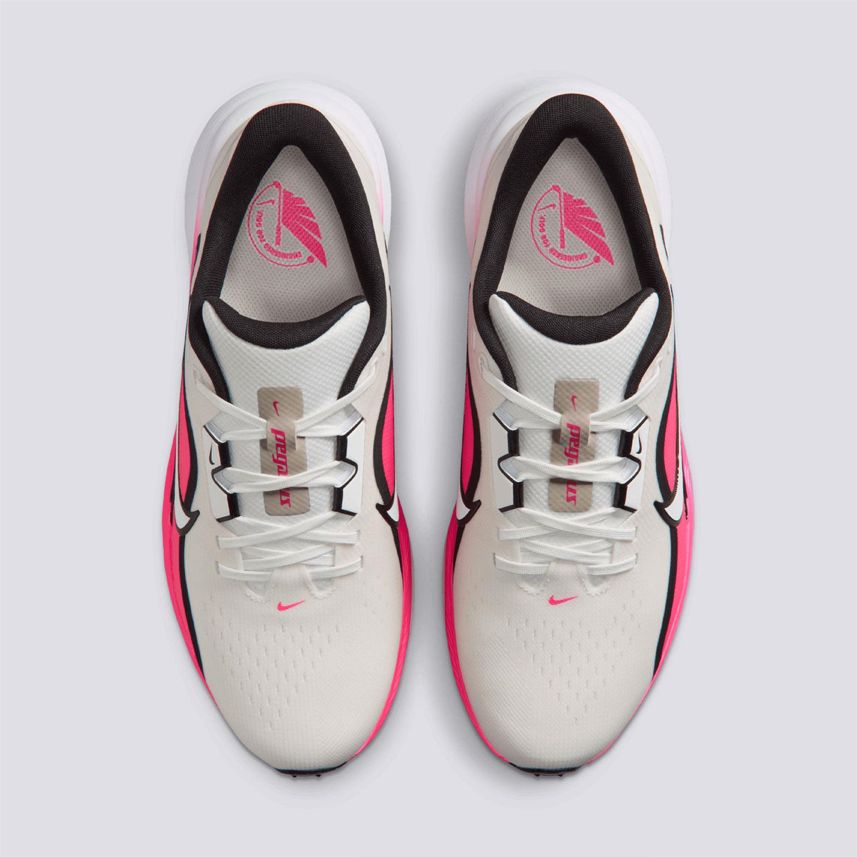 Pegasus 1 Spiked Golf Shoes Sail/Black Hyper Pink