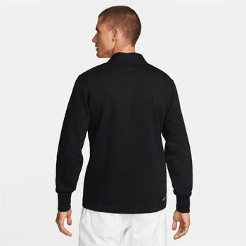 Nike Dri-FIT Standard Issue Cardigan Black | TRENDYGOLF.COM