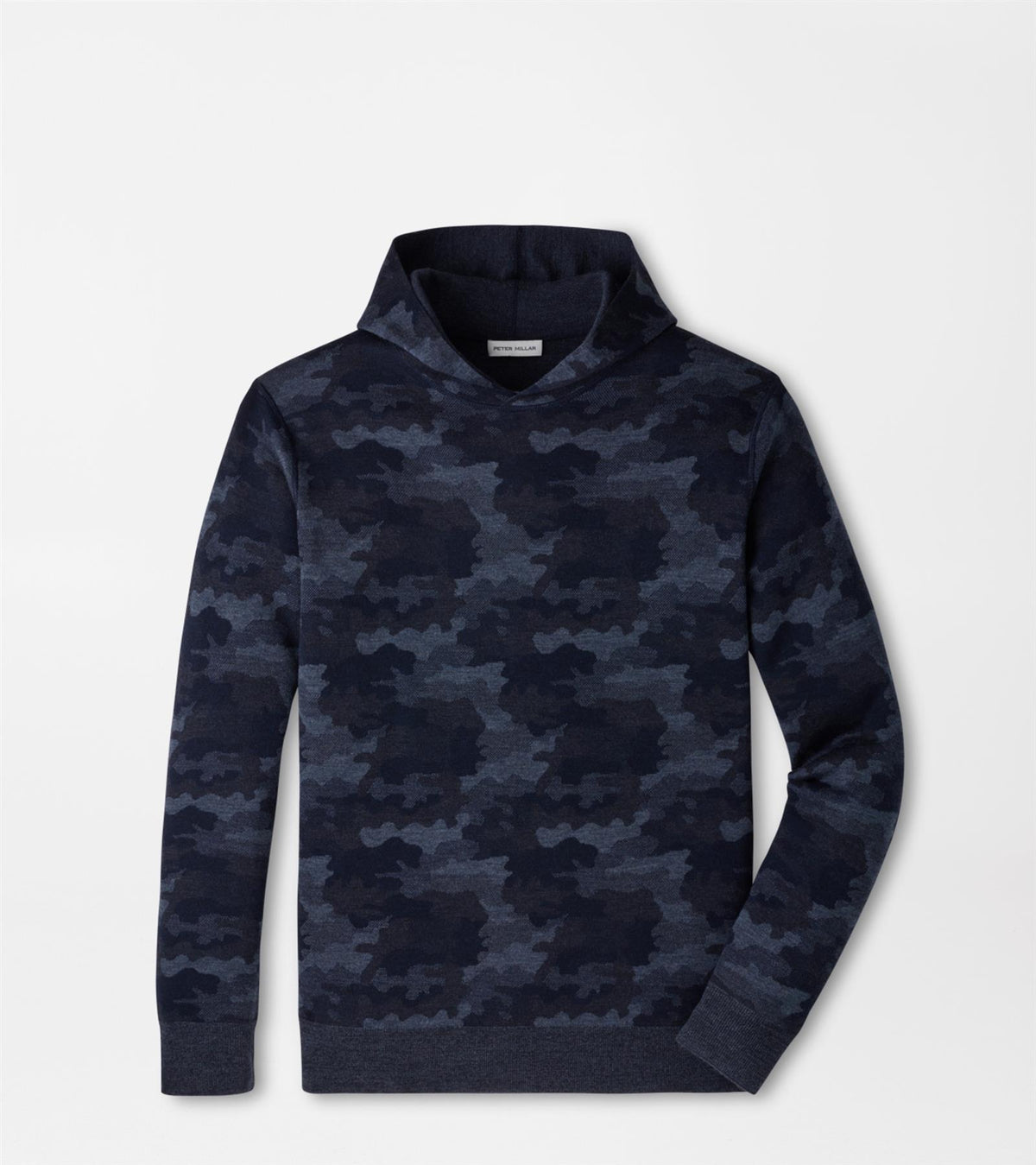 Reversible Camo Popover Hoodie Midnight Navy