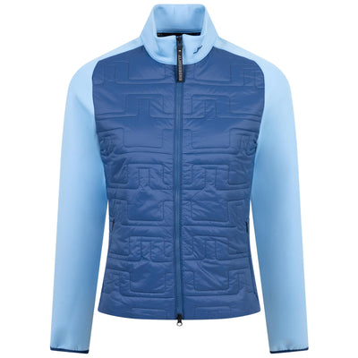Womens Quilted Hybrid Jacket Estate Blue - AW23