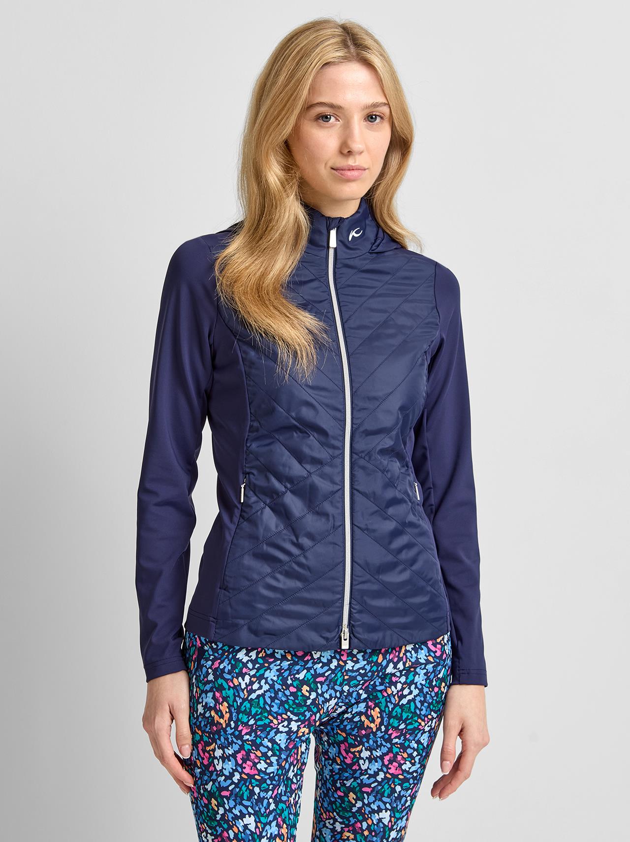 Retention Hooded Hybrid Jacket Atlanta Blue