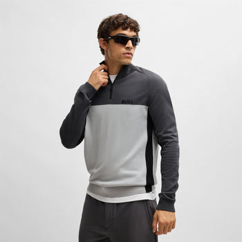 Hydro 1 Quarter Zip Mid Layer Light Grey