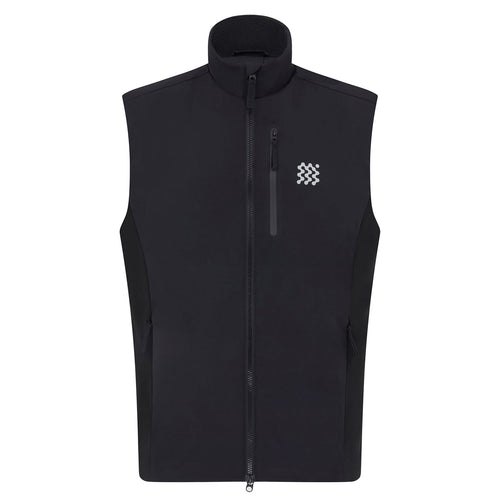 Insulated Course Woven Gilet Black - 2024