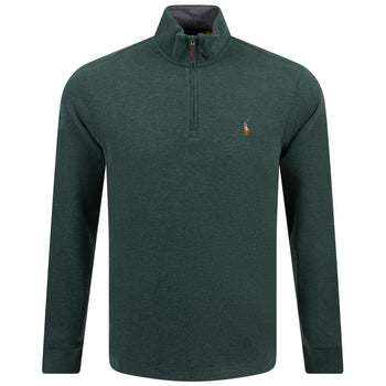Ralph Lauren Polo Golf Cotton Half Zip Scotch Pine Heather