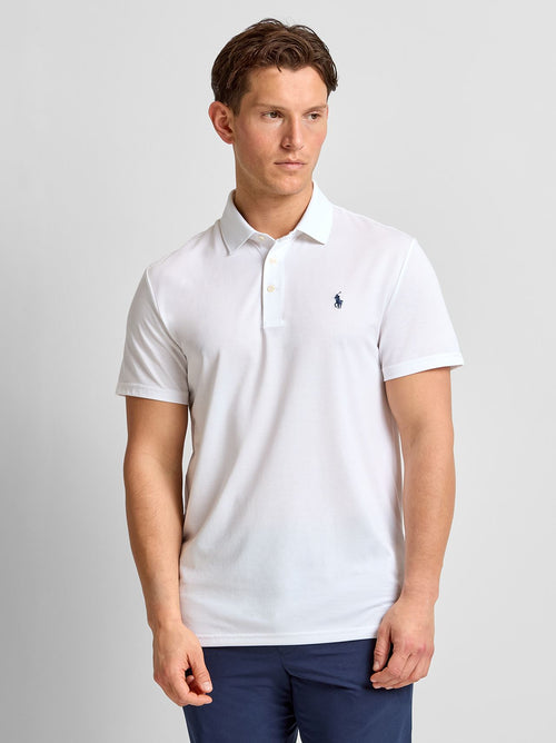 RLX Tailored Fit Tour Pique Polo Ceramic White