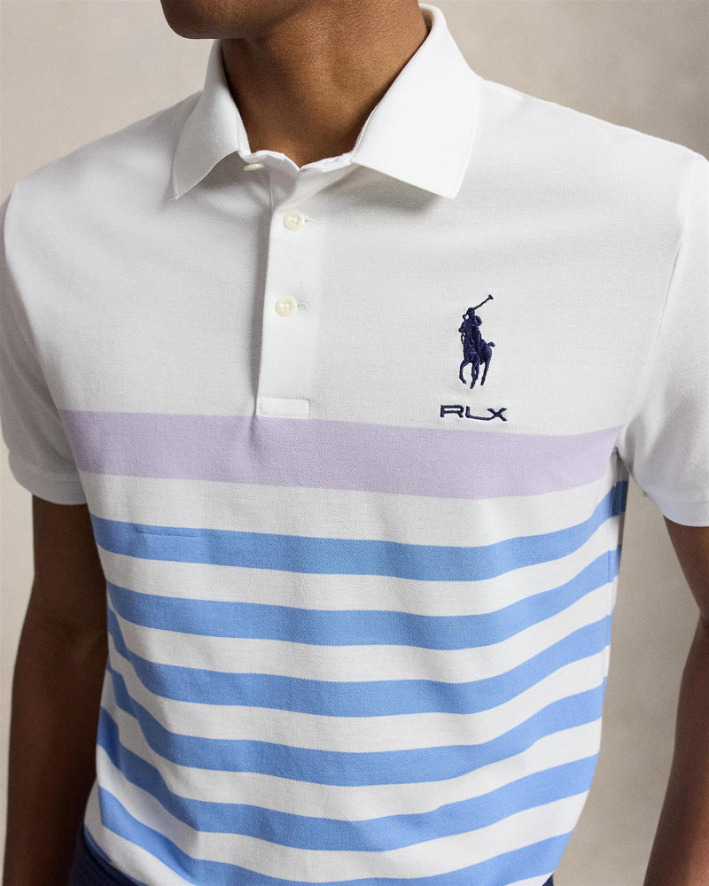 Tailored Fit Performance Polo Shirt Lovely Lilac Multi