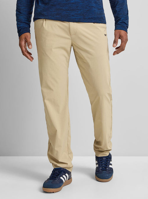 Stretch Golf Trousers Beige