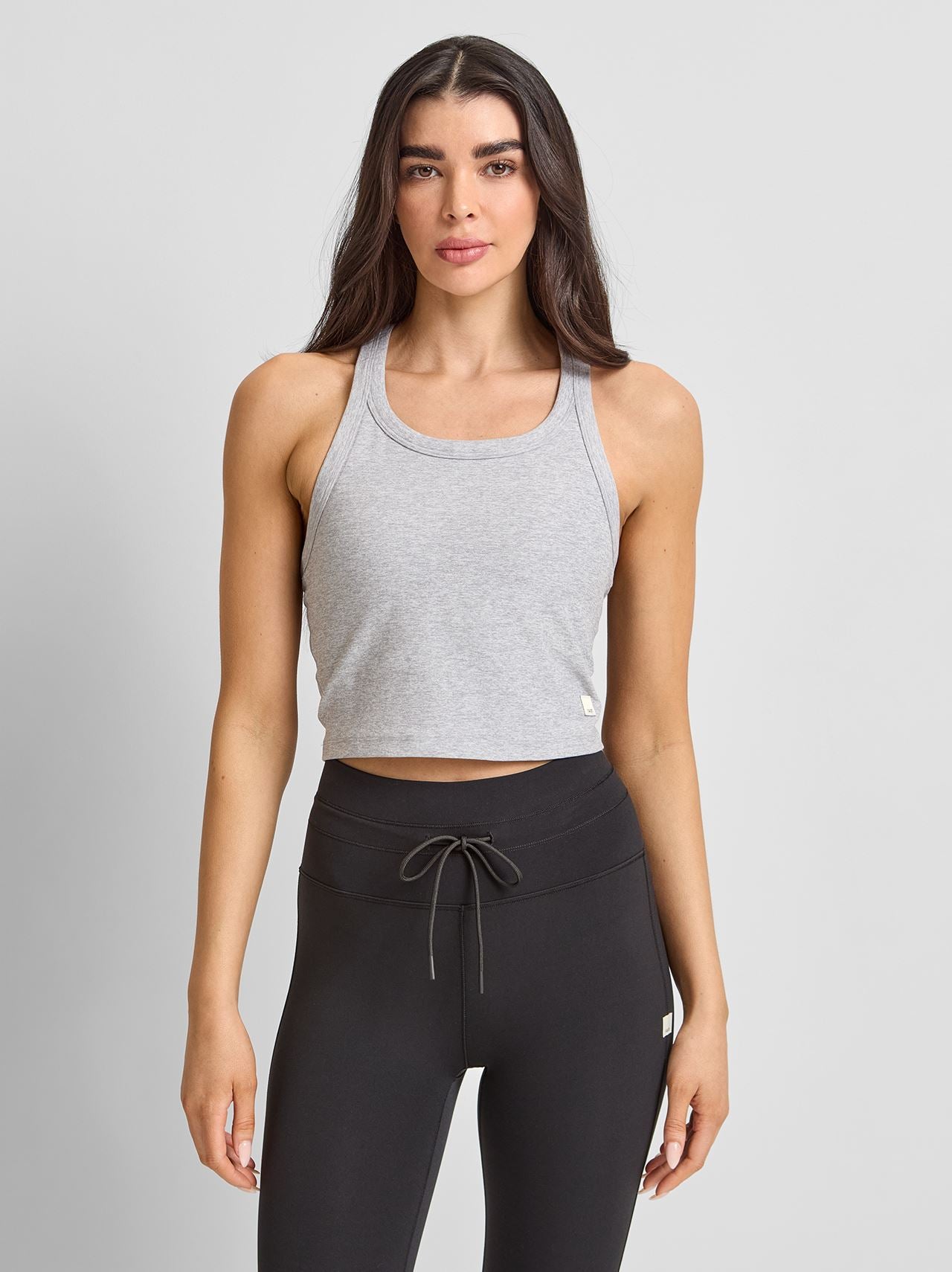 Elevation Racerback Tank Light Heather Grey