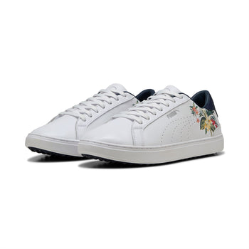 x PTC Clyde Golf Shoes Puma White/Deep Navy/Red Fire