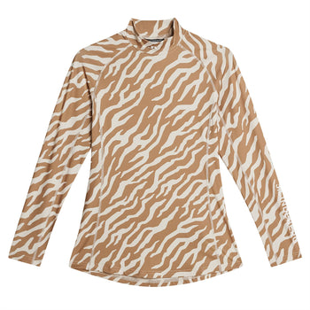 Ella Print Compression Base Layer Tour Tigers Eye