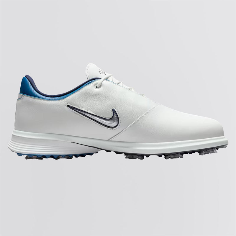 Victory Tour 4 Spiked Golf Shoes Summit White/Metallic Silver/Court Blue