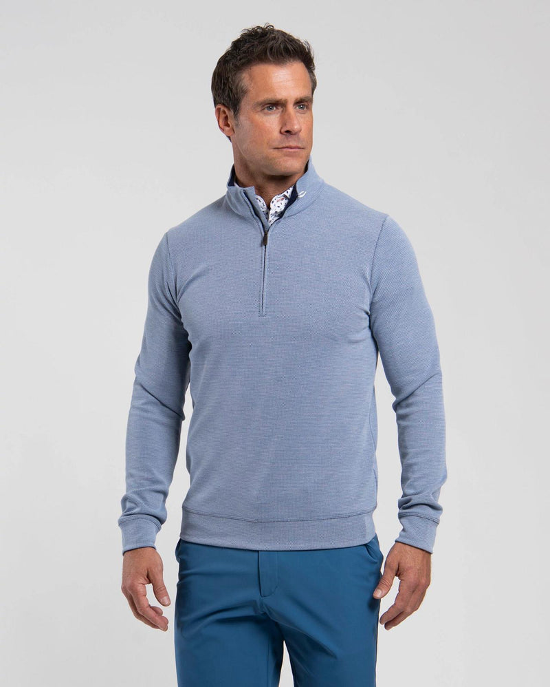 Essentials Half-Zip Vapor Blue/Atlanta Blue