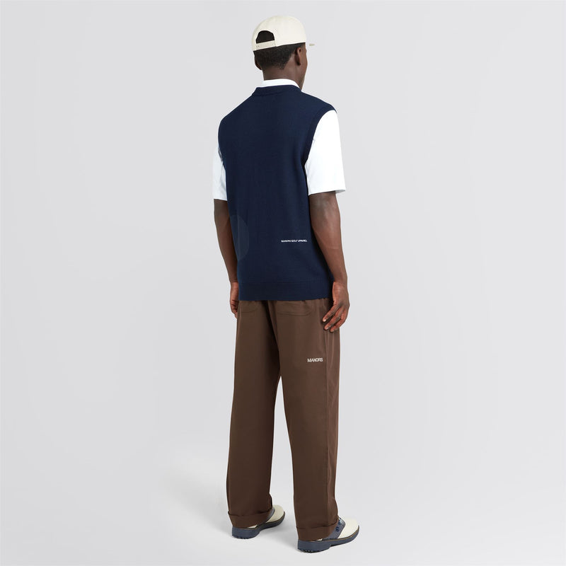 Merino Wool Vest Midnight