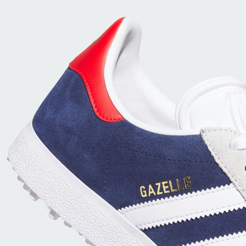 adidas Originals Gazelle Spikeless Golf Shoes Dark Blue/Footwear White/Pure Ruby