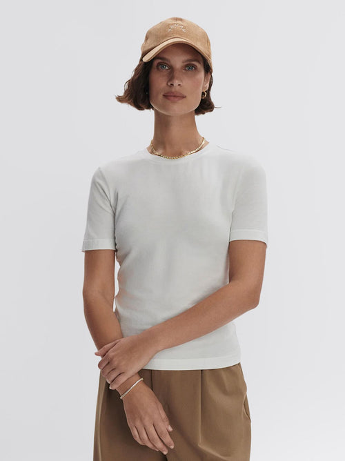 Regina Fitted Tee White